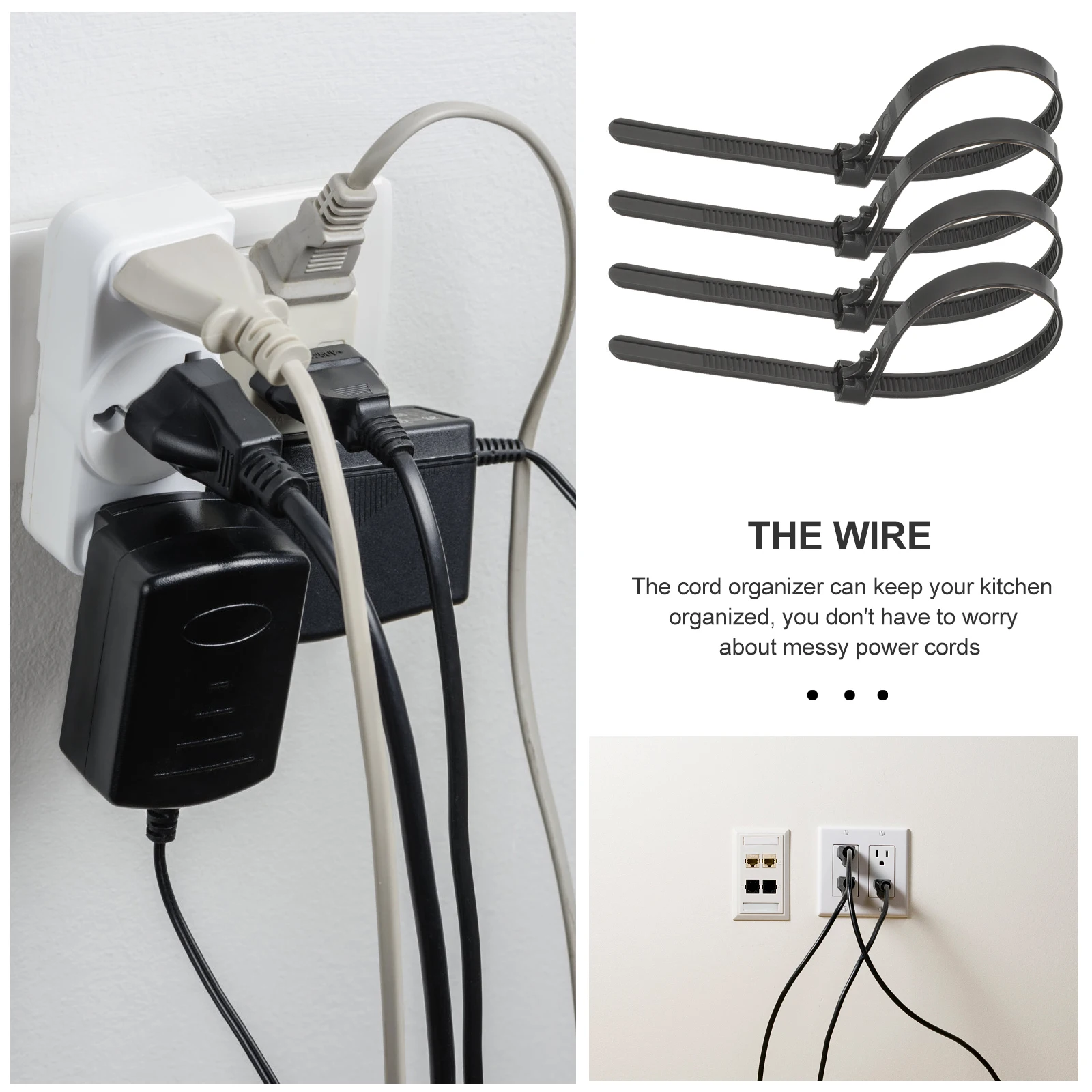 100pcs Reusable Multi-Purpose Self-Locking Wire Ties Bulk Tie Cord Organizer For Home Office Garden Garage Workshop Travel
100pcs Reusable Multi-Purpose Self-Locking Wire Ties Bulk Tie Cord Organizer For Home Office Garden Garage Workshop Travel