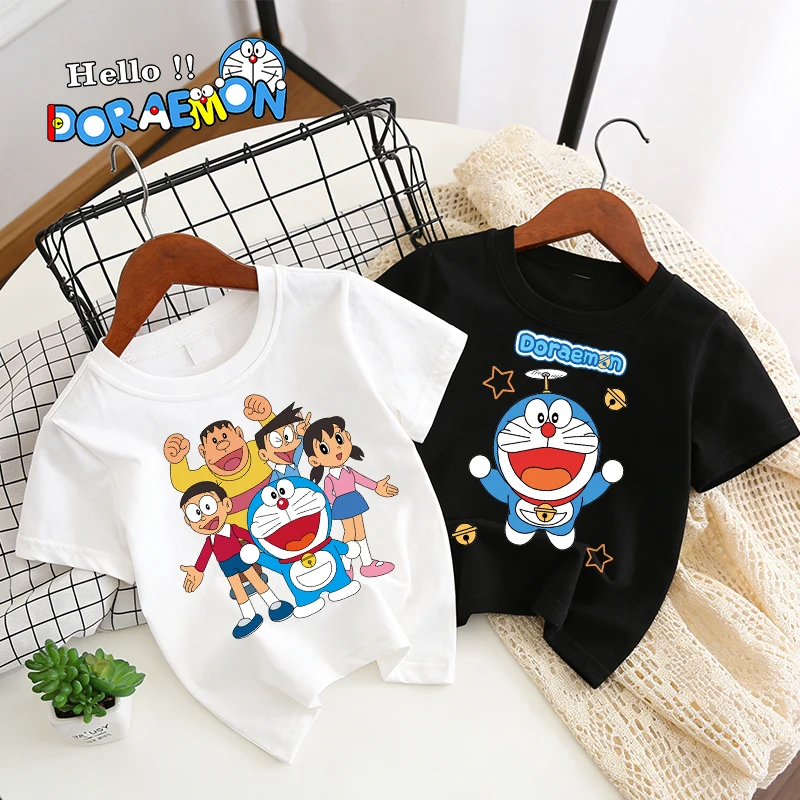 Doraemon Kids T-shirt Children Short Sleeves Cute Cartoon tees Fashion Cotton T shirt Boy Girl Tops Summer Clothe birthday gift
Doraemon Kids T-shirt Children Short Sleeves Cute Cartoon tees Fashion Cotton T shirt Boy Girl Tops Summer Clothe birthday gift