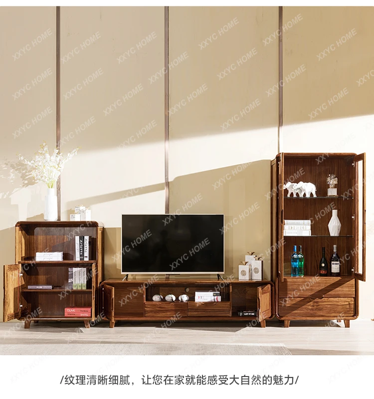 VHEbony TV Cabinet All Solid Wood Chinese Simple Living Room TV Side Short Cabinet High Wine Cabinet
VHEbony TV Cabinet All Solid Wood Chinese Simple Living Room TV Side Short Cabinet High Wine Cabinet