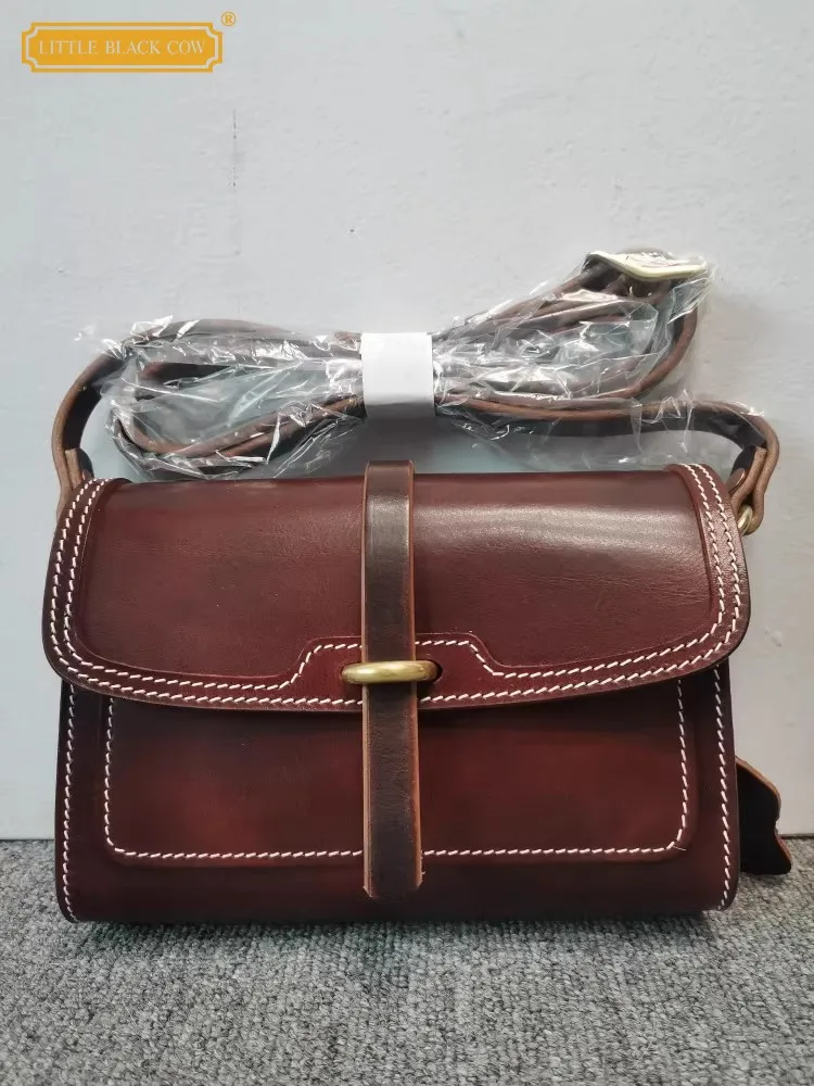 High Quality Women Genuine Leather Handbag Handmade Designer Cowhide Single Crossbody Bags Vintage Casual Female Messenger Bag
High Quality Women Genuine Leather Handbag Handmade Designer Cowhide Single Crossbody Bags Vintage Casual Female Messenger Bag