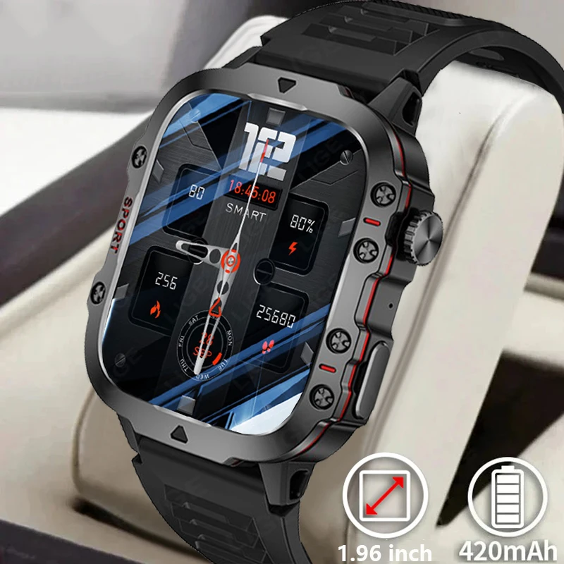 LIGE 2024 Outdoor Smart Watch Men 2.01" Screen lP68 Waterproof Watches Rugged Military Bluetooth Call Smartwatch For Android lOS
LIGE 2024 Outdoor Smart Watch Men 2.01" Screen lP68 Waterproof Watches Rugged Military Bluetooth Call Smartwatch For Android lOS
