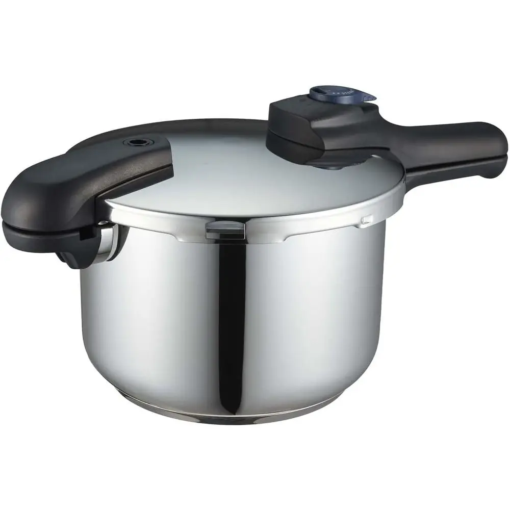 Eco-friendly 5.5L Pressure Cooker with 3-Layer Bottom for Quick Cooking
Eco-friendly 5.5L Pressure Cooker with 3-Layer Bottom for Quick Cooking