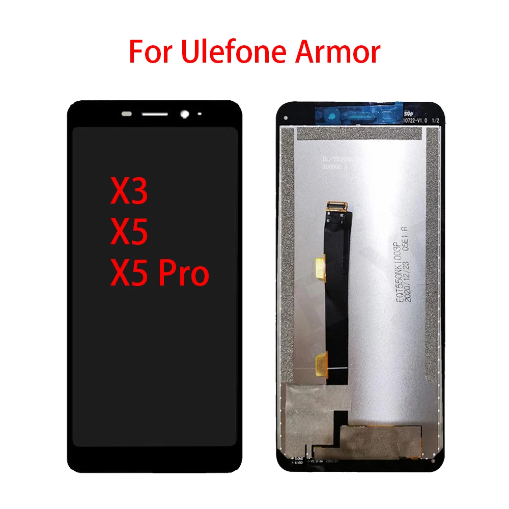 For Ulefone Armor X3 LCD Display Touch Screen For Ulefone Armor X5 Pro Full Replacement Digitizer Assembly Full Display Repair
For Ulefone Armor X3 LCD Display Touch Screen For Ulefone Armor X5 Pro Full Replacement Digitizer Assembly Full Display Repair