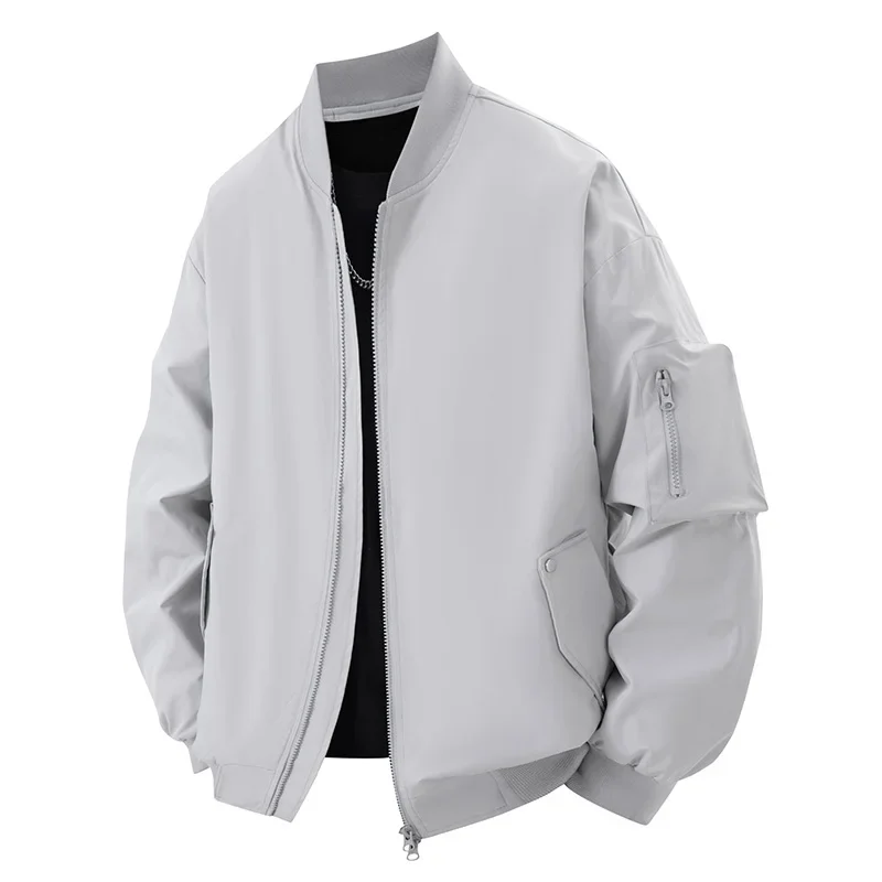 Zipper Mens NEW Bomber Jacket Loose Baseball Jackets Men's Tactical Uniform Spring Autumn Pilot Men Outwear Army Green Coat
Zipper Mens NEW Bomber Jacket Loose Baseball Jackets Men's Tactical Uniform Spring Autumn Pilot Men Outwear Army Green Coat