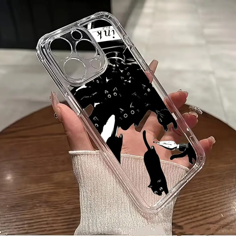 Cat Escape TPU Transparent Phone Case Suitable for iPhone 17 16 15 14 13 12 11 Pro/Max/Plus Anti Drop and Anti Shock Back Cover
Cat Escape TPU Transparent Phone Case Suitable for iPhone 17 16 15 14 13 12 11 Pro/Max/Plus Anti Drop and Anti Shock Back Cover