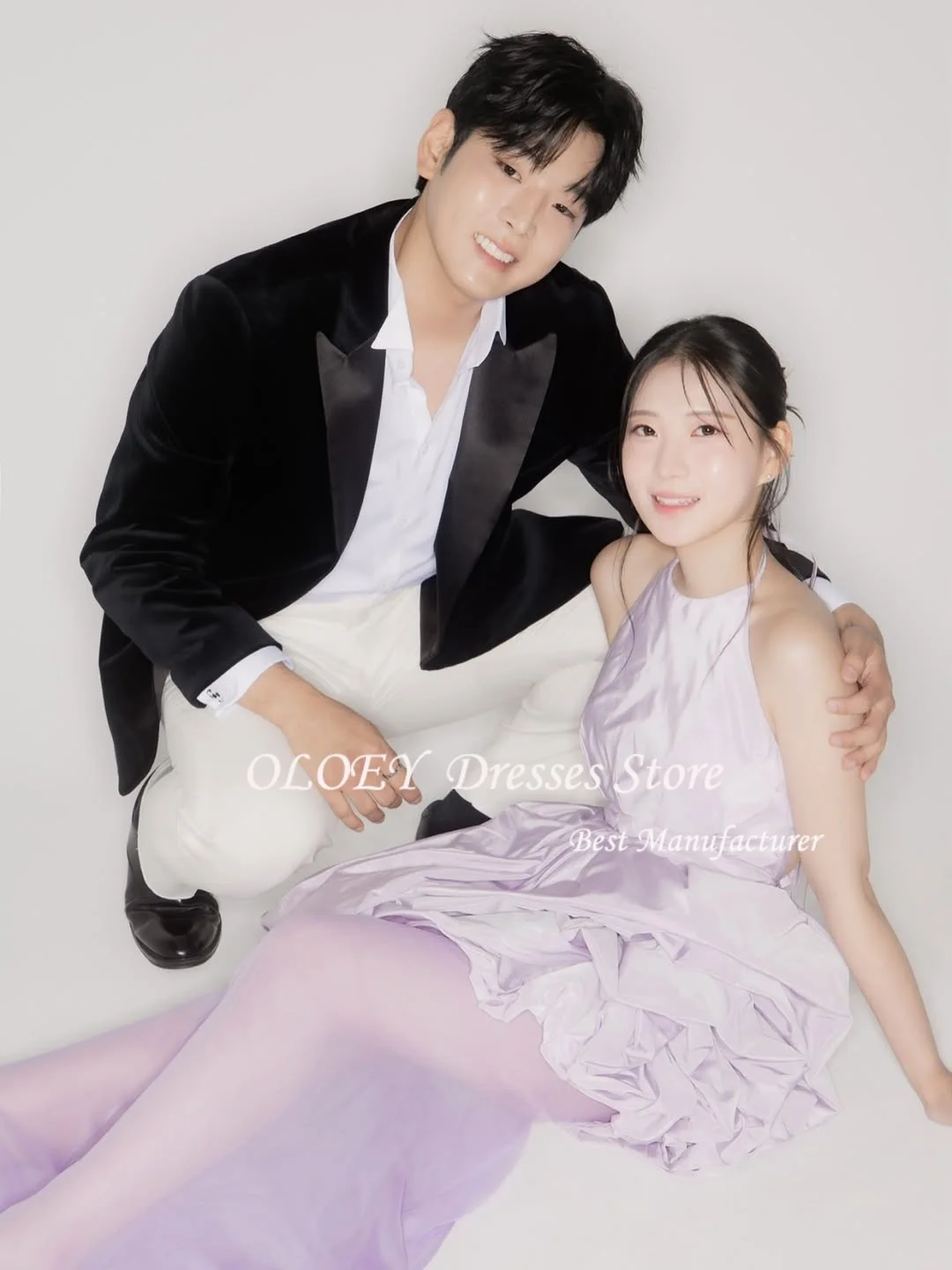 OLOEY New Purple Wedding Dress Korea Photoshoot Halter Bridal Gown Customized Plus Size Floor Length 웨딩드레스
OLOEY New Purple Wedding Dress Korea Photoshoot Halter Bridal Gown Customized Plus Size Floor Length 웨딩드레스
