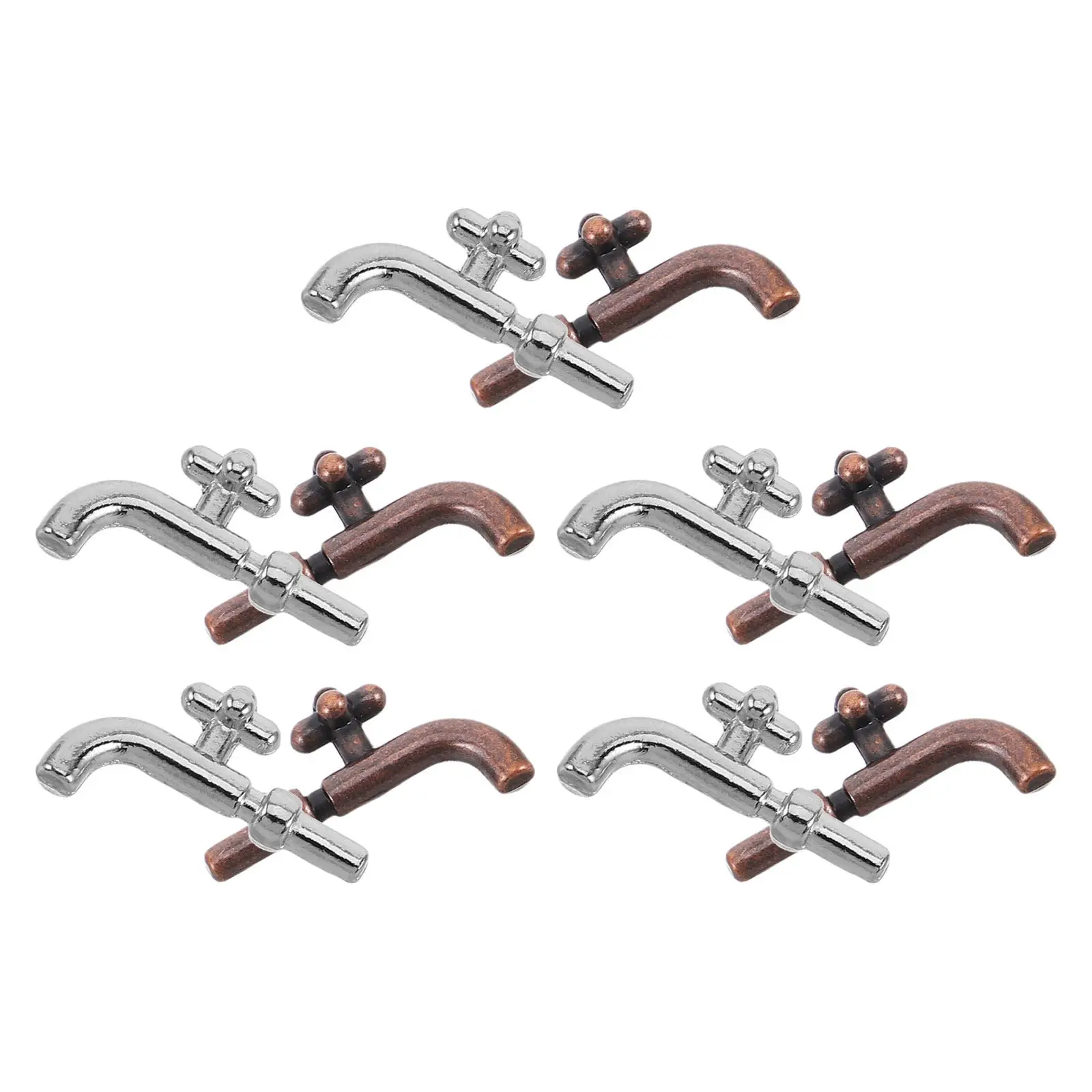 10Pcs Mini Water Faucet Vintage Basin Tap Realistic Plastic Sink Accessory for Miniature Kitchen Bathroom Decoration Micro
10Pcs Mini Water Faucet Vintage Basin Tap Realistic Plastic Sink Accessory for Miniature Kitchen Bathroom Decoration Micro