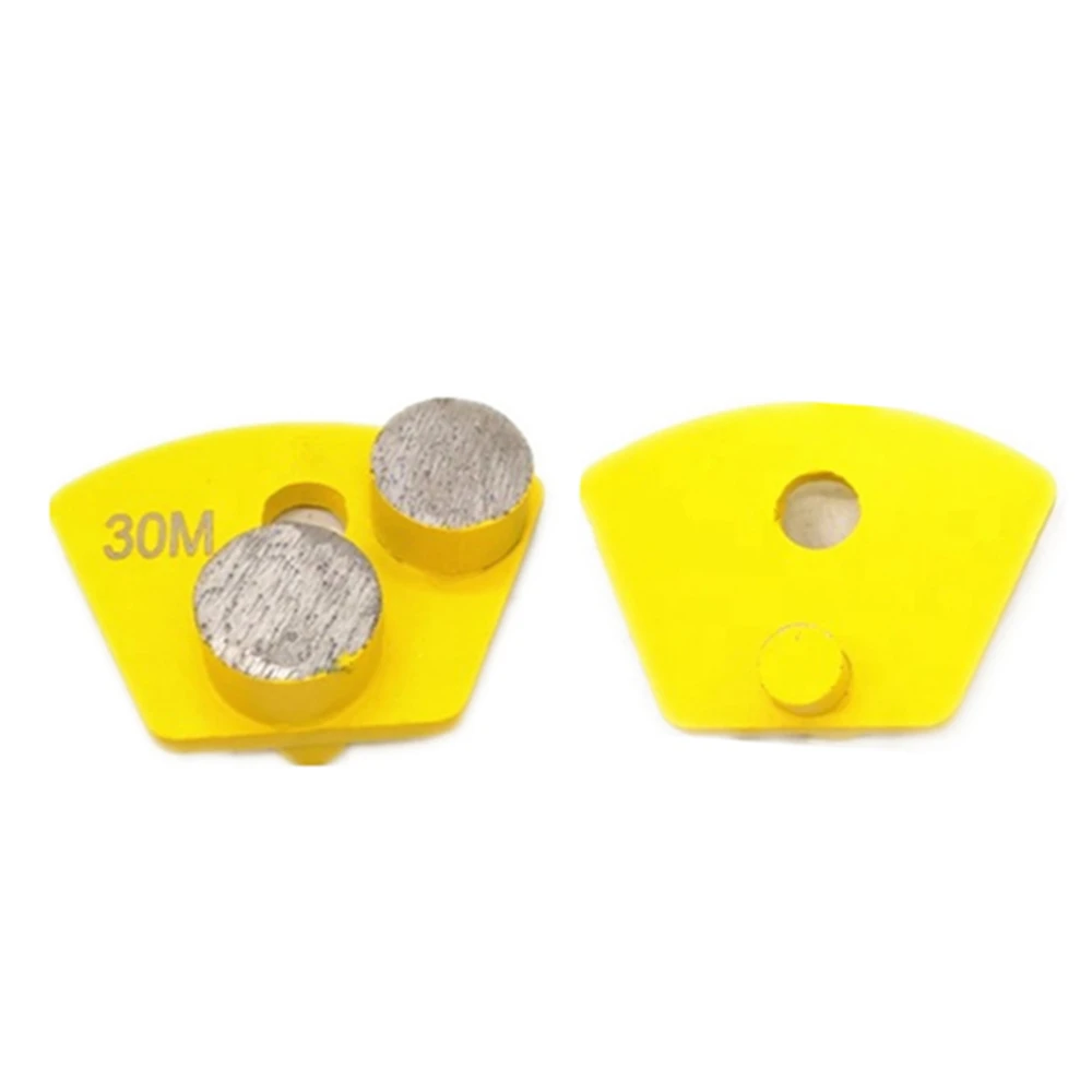 SPT02 Two Round Diamond Segments Concrete Grinding Shoes Terrazzo Floor Polishing Pads for Floor Systems Planetary Grinder 12PCS
SPT02 Two Round Diamond Segments Concrete Grinding Shoes Terrazzo Floor Polishing Pads for Floor Systems Planetary Grinder 12PCS