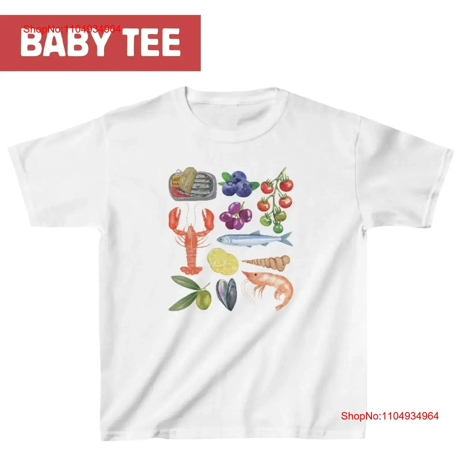 Seafood Platter Baby T Shirt 90s Style Vintage Aesthetic Watercolor Heavy Cotton y2k Top Iconic Slogan Outfit Brat vintage
Seafood Platter Baby T Shirt 90s Style Vintage Aesthetic Watercolor Heavy Cotton y2k Top Iconic Slogan Outfit Brat vintage