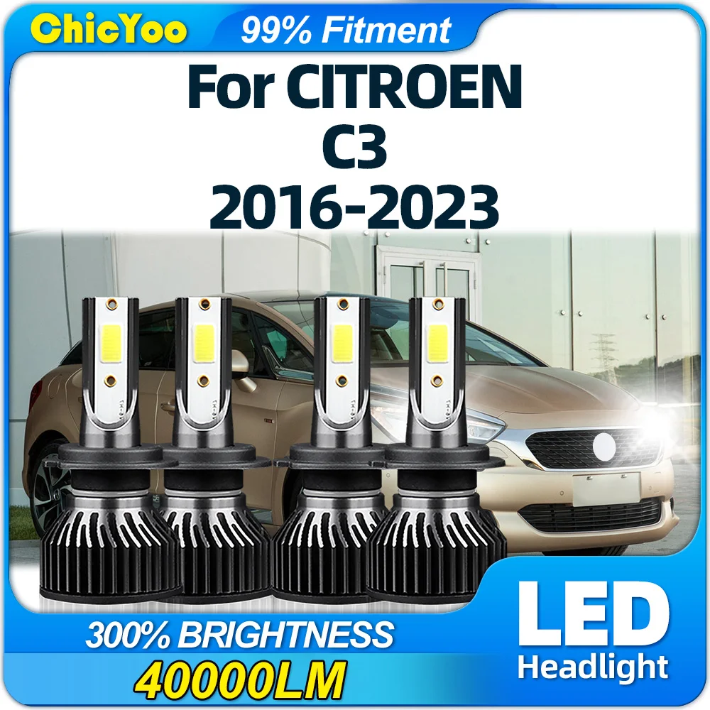 40000LM LED Headlight 240W Plug And Play Car Lamps Bulbs 12V Front Lights For CITROEN C3 2016 2017 2018 2019 2020 2021 2022 2023
40000LM LED Headlight 240W Plug And Play Car Lamps Bulbs 12V Front Lights For CITROEN C3 2016 2017 2018 2019 2020 2021 2022 2023