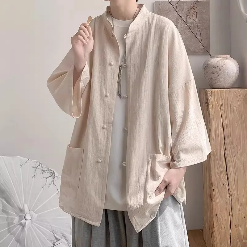 New Chinese Sle Loose Fit ort Sve irt Thin Summer Casual Wear Polyester Fiber Youth ular Seven Sve T Top
New Chinese Sle Loose Fit ort Sve irt Thin Summer Casual Wear Polyester Fiber Youth ular Seven Sve T Top