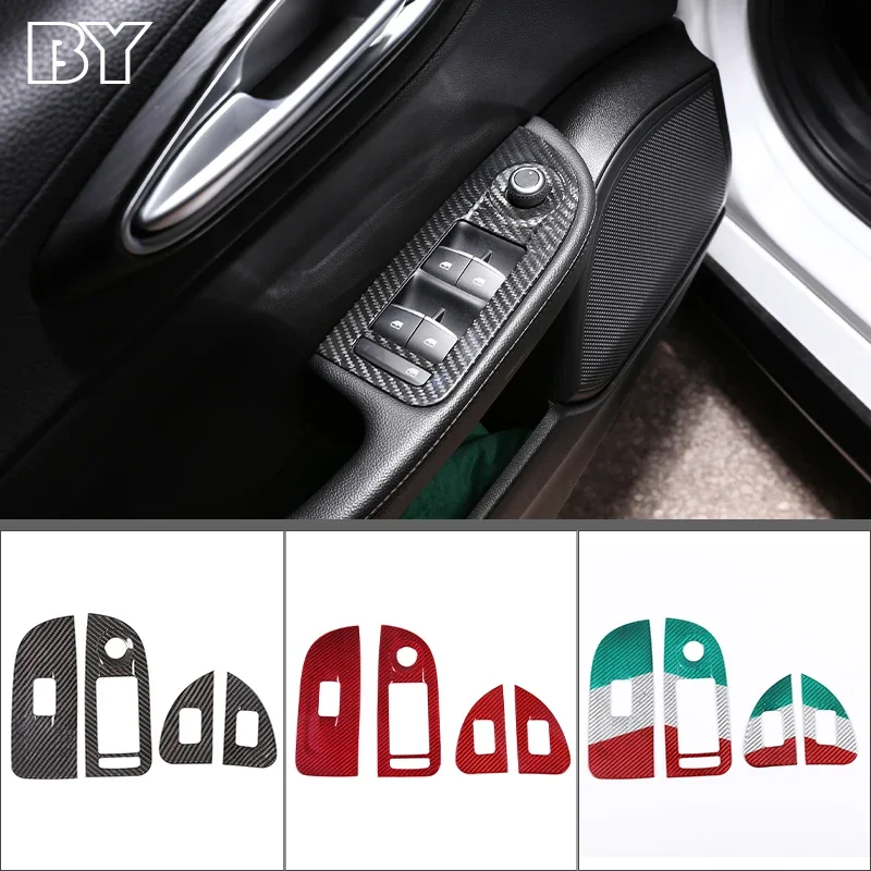 Настоящее углеродное волокно, подъемные кнопки для оконного стекла автомобиля, рамка для Alfa Romeo Giulia 2017-2020, автоаксессуары с левым рулем
Настоящее углеродное волокно, подъемные кнопки для оконного стекла автомобиля, рамка для Alfa Romeo Giulia 2017-2020, автоаксессуары с левым рулем