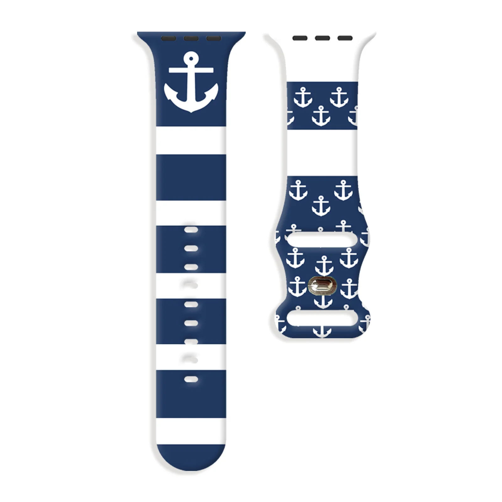 Marine anchor Printed Strap for Apple Watch 10 9 8 Silicone Band Replaceable Bracelet for iWatch 46mm 44mm 42mm 41mm Watchband
Marine anchor Printed Strap for Apple Watch 10 9 8 Silicone Band Replaceable Bracelet for iWatch 46mm 44mm 42mm 41mm Watchband