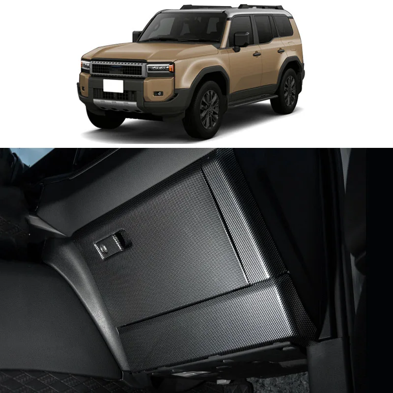Front passenger anti kick panel protection plate carbon fiber pattern For Toyota Land Cruiser Prado 250 Series 2024
Front passenger anti kick panel protection plate carbon fiber pattern For Toyota Land Cruiser Prado 250 Series 2024