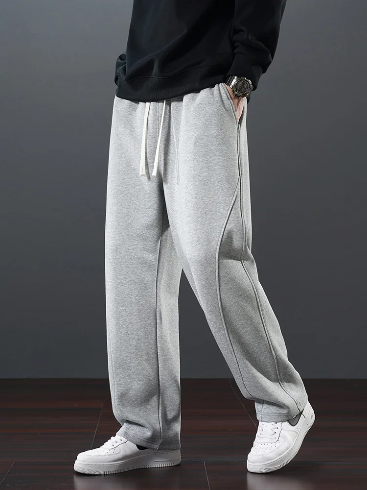 Men's Loose Sweatpants Outdoor Casual Sports Basketball Jogging Pants Comfortable Fashion Spliced Knitted Straight Trousers
Men's Loose Sweatpants Outdoor Casual Sports Basketball Jogging Pants Comfortable Fashion Spliced Knitted Straight Trousers