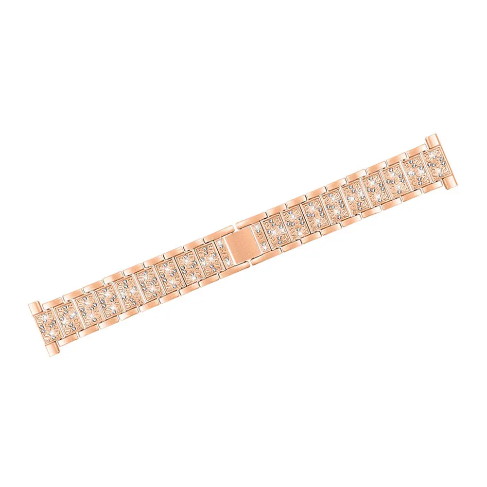 1Pcs Smart Watch Band Premium Silicone Watchstrap Smooth Polished Fashion Rhinestone Design Compatible for Galaxy Watch Rose
1Pcs Smart Watch Band Premium Silicone Watchstrap Smooth Polished Fashion Rhinestone Design Compatible for Galaxy Watch Rose