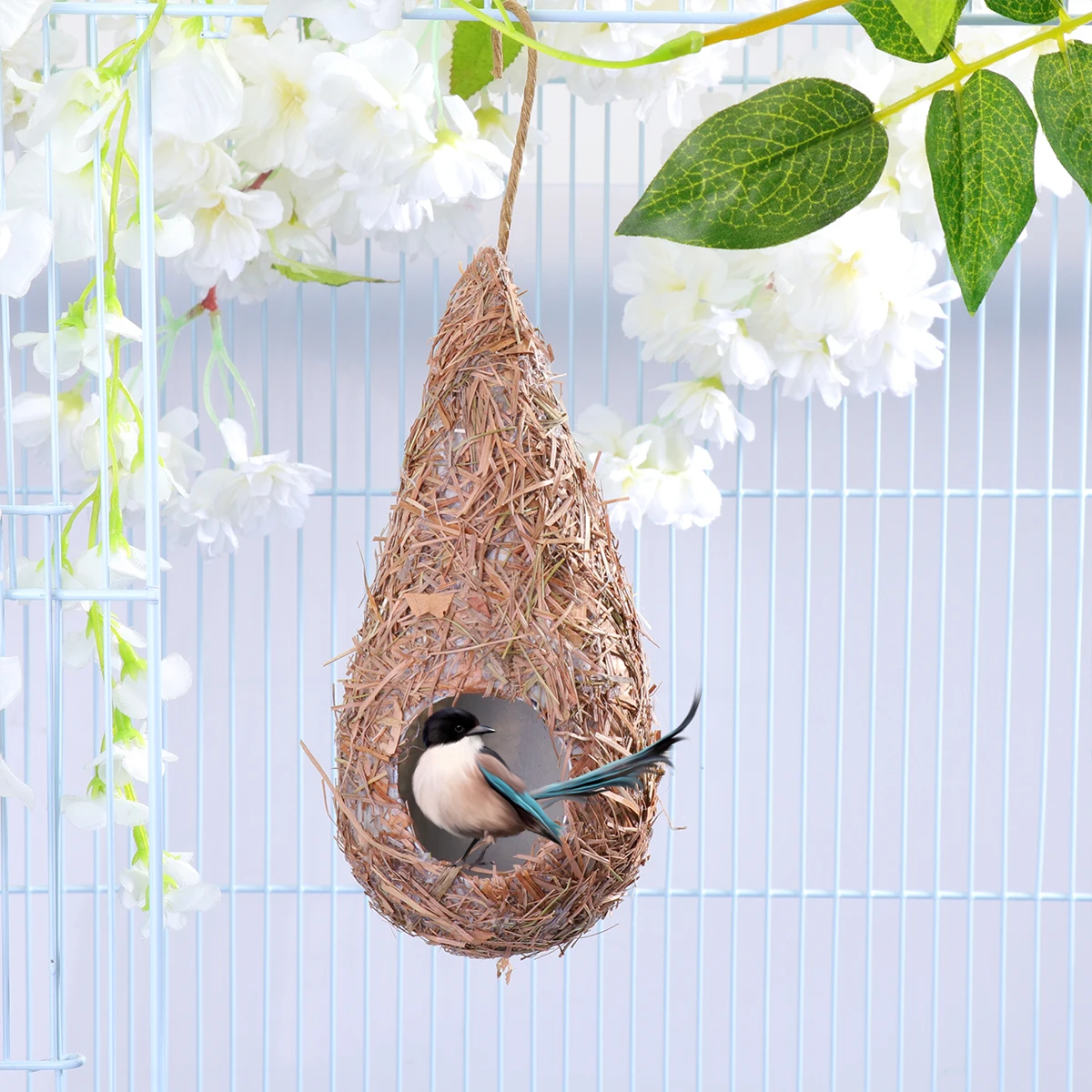 2 Pcs Grass-woven Simulated Bird Nest Material Domestic Resting Straw for Birds Supplies Natural
2 Pcs Grass-woven Simulated Bird Nest Material Domestic Resting Straw for Birds Supplies Natural