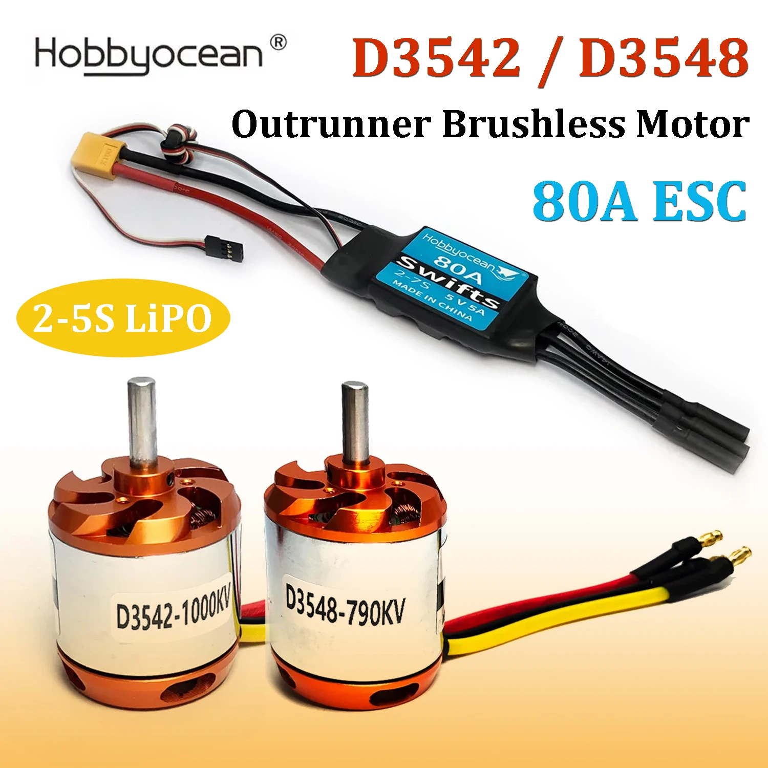Бесколлекторный мотор Hobbyocean D3542 / D3548 2-7S Outrunner и комбо-контроллер ESC 80A для радиоуправляемых мини-мультикоптеров, самолетов и самолетов с фиксированным крылом (запчасти)
Бесколлекторный мотор Hobbyocean D3542 / D3548 2-7S Outrunner и комбо-контроллер ESC 80A для радиоуправляемых мини-мультикоптеров, самолетов и самолетов с фиксированным крылом (запчасти)
