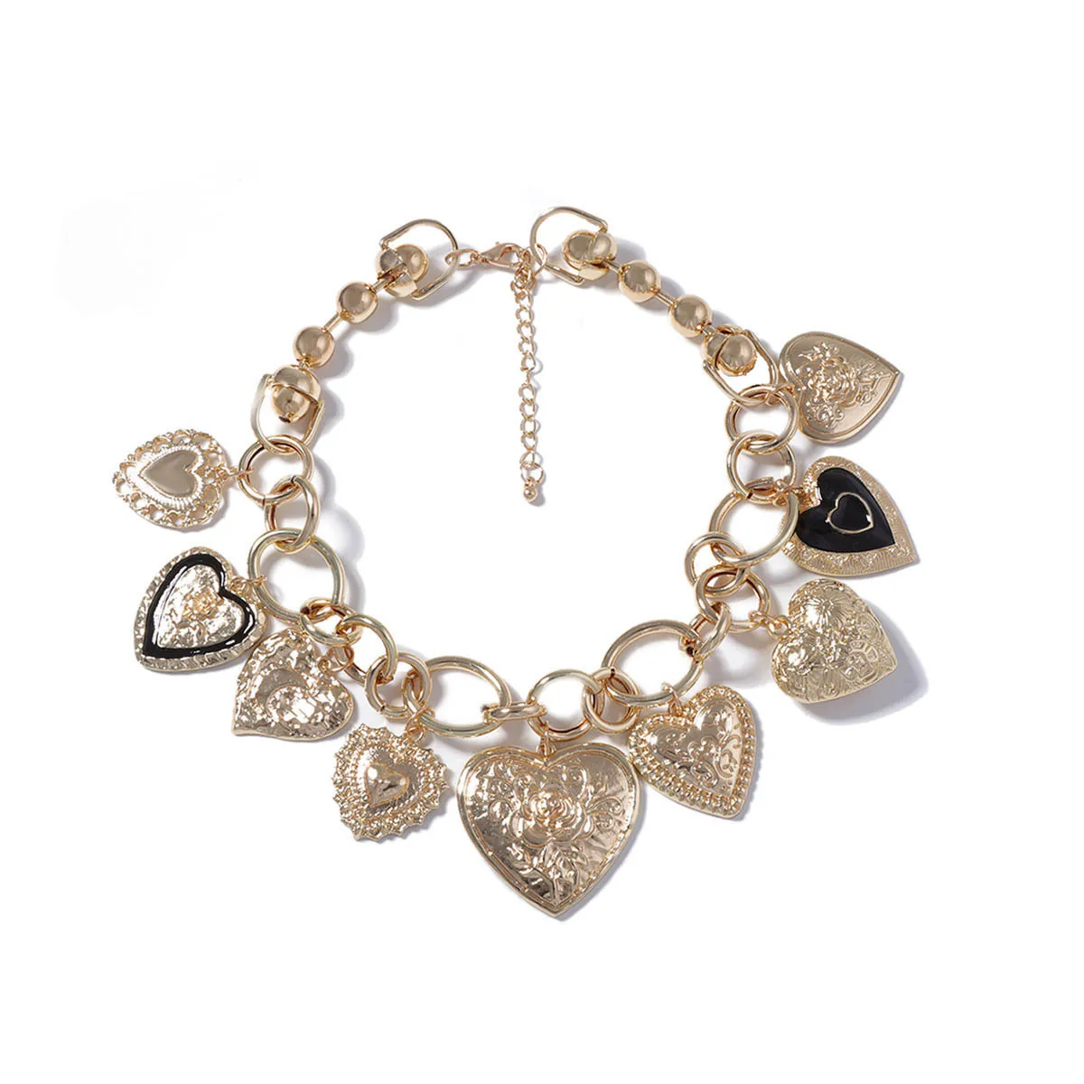 Vintage Women Jewelry 2025 Trend Charms Heart Pendant Necklaces Luxury High Quality Costume Chain Neck Accessories Girls Gift
Vintage Women Jewelry 2025 Trend Charms Heart Pendant Necklaces Luxury High Quality Costume Chain Neck Accessories Girls Gift 