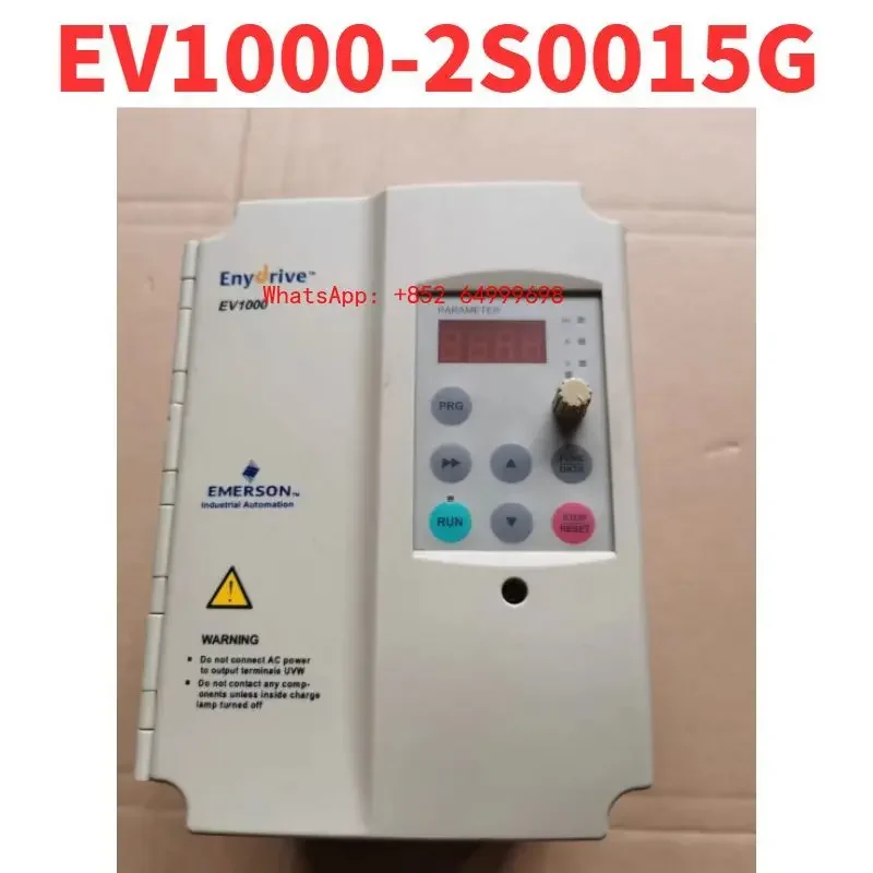 Second-hand test OK EV1000-2S0015G inverter, 1.5KW / 220V
Second-hand test OK EV1000-2S0015G inverter, 1.5KW / 220V