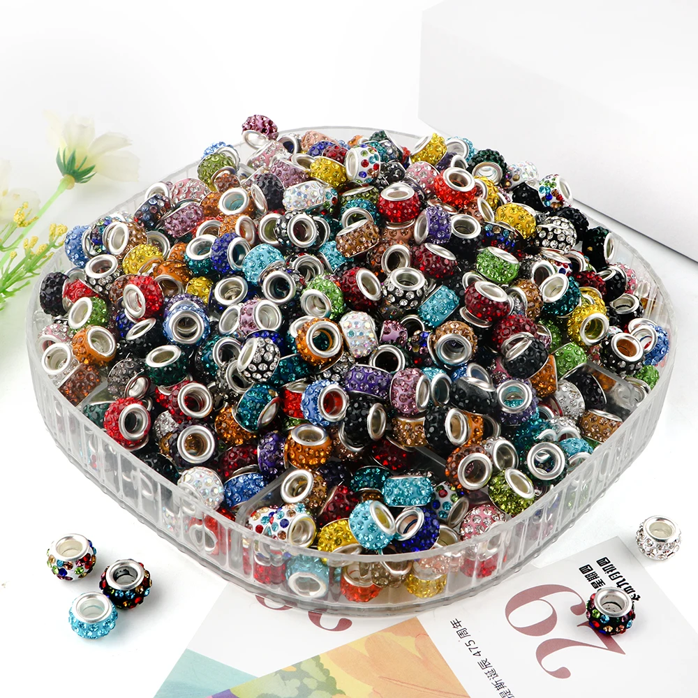 20/50Pcs Round Rhinestone Crystal Glass Metal Big Hole Beads Loose Spacer Beads For DIY Jewelry Making
20/50Pcs Round Rhinestone Crystal Glass Metal Big Hole Beads Loose Spacer Beads For DIY Jewelry Making