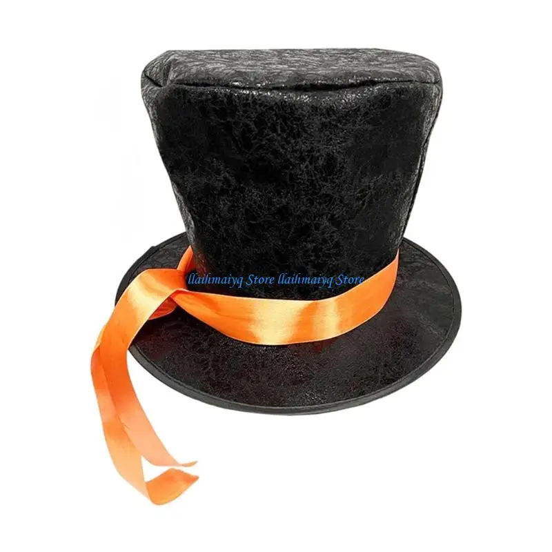 573B Stylish Tangerine Ribbon Belt Magicians Top Hat Classical Stage Performances Costume Accessory
573B Stylish Tangerine Ribbon Belt Magicians Top Hat Classical Stage Performances Costume Accessory