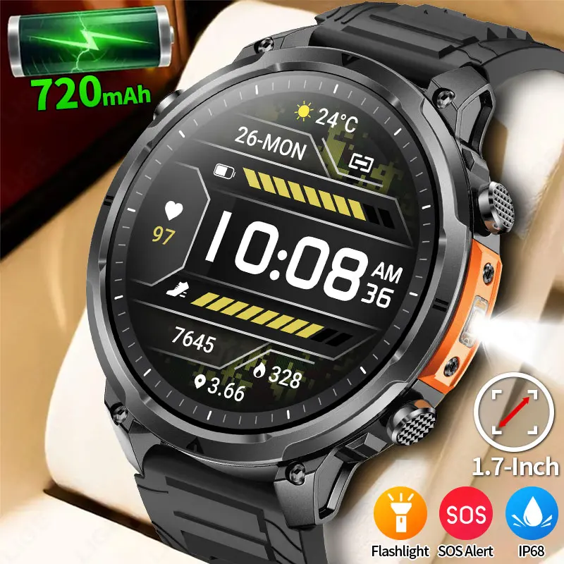Choice LIGE IP68 Waterproof Smart Watch Men Sport Fitness Tracker Compass Wireless Call Watch Outdoor Smartwatch 720 mAh Battery
Choice LIGE IP68 Waterproof Smart Watch Men Sport Fitness Tracker Compass Wireless Call Watch Outdoor Smartwatch 720 mAh Battery