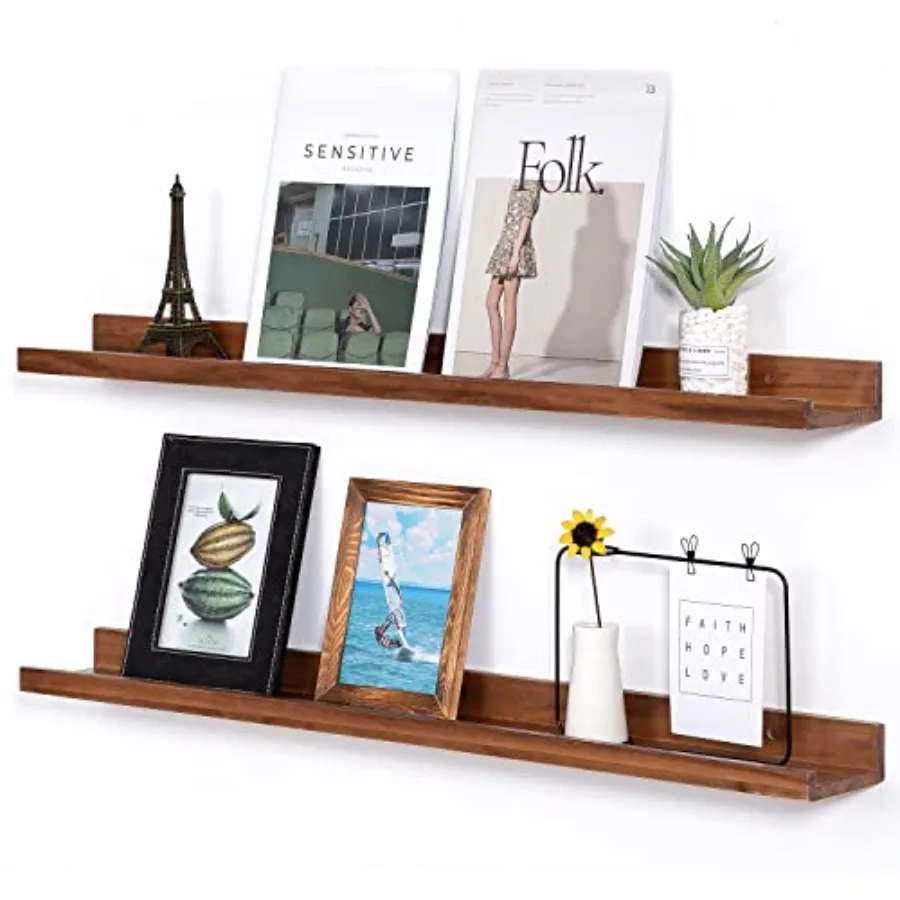 Color Wood Wall Floating Shelves for Wall 36 Inch Bookshelf Wall Mount Picture Photo Frames Display Rack with Ledge Decorative
Color Wood Wall Floating Shelves for Wall 36 Inch Bookshelf Wall Mount Picture Photo Frames Display Rack with Ledge Decorative