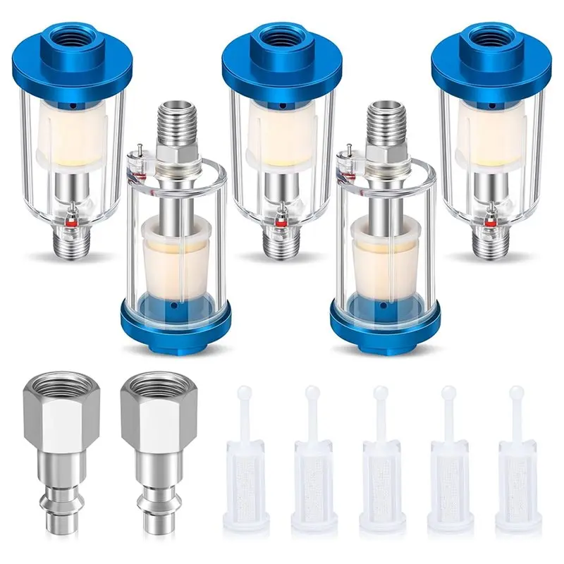 A76K Oil-Water Separator Filter For Air Compressor 1/4" NPT Inlet/Outlet Spray Filter For Paint Air Pipes Water-Oil
A76K Oil-Water Separator Filter For Air Compressor 1/4" NPT Inlet/Outlet Spray Filter For Paint Air Pipes Water-Oil
