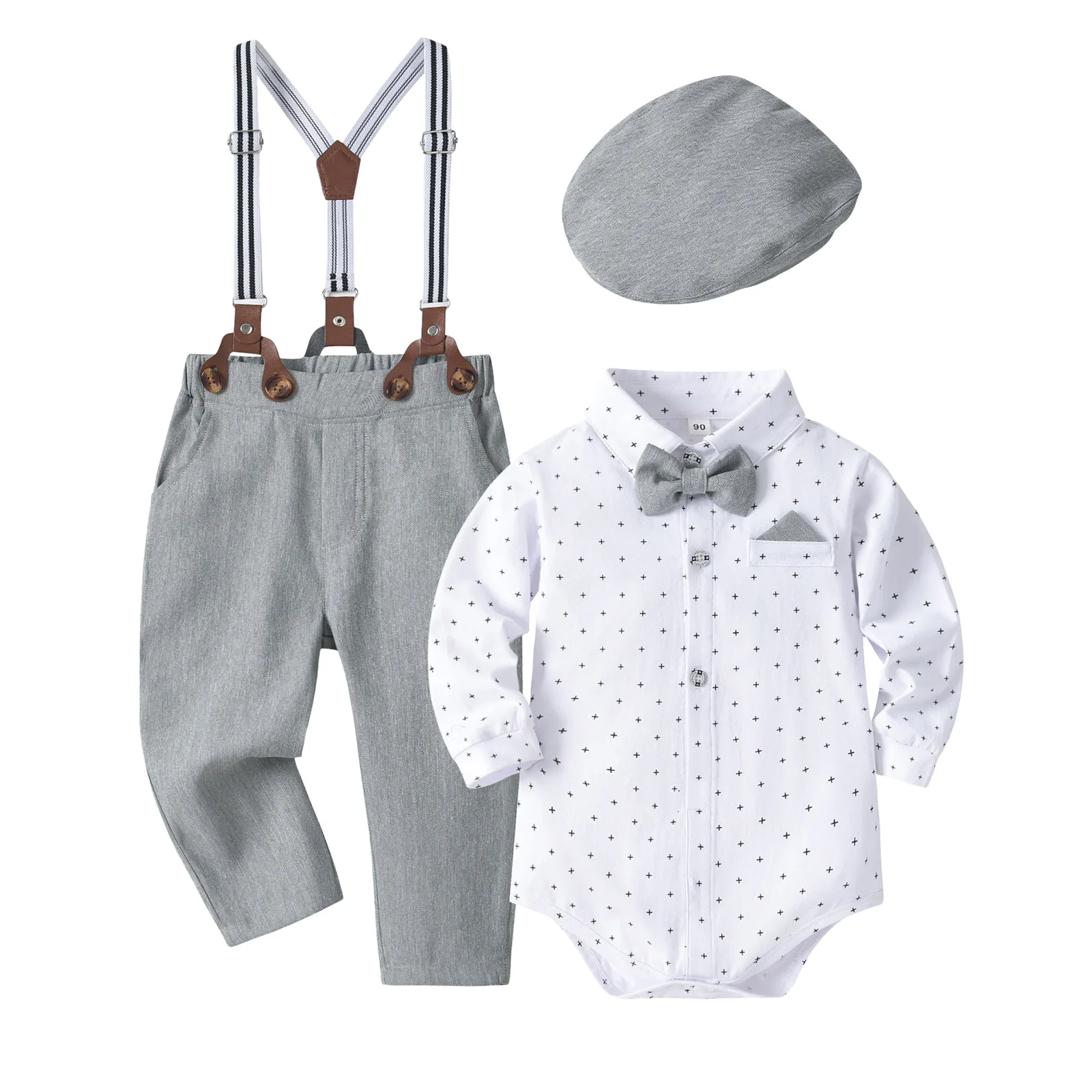Baby Firetruck Clothes Boys Long Sleeved Shirt Hip Wrapped Overalls Suit Fashionable Print Baby Gentleman 4t Baby Boy Clothes
Baby Firetruck Clothes Boys Long Sleeved Shirt Hip Wrapped Overalls Suit Fashionable Print Baby Gentleman 4t Baby Boy Clothes