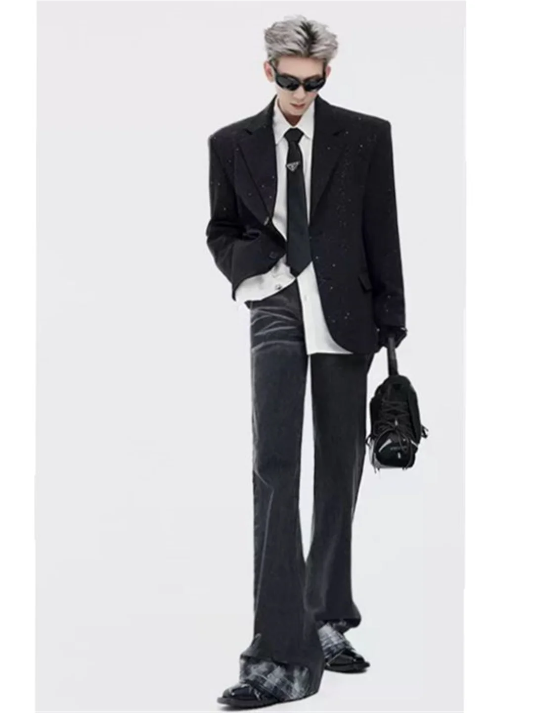 Tianxing Design Men's Suit Faionable Light Luxury ape Hairdrer Suit Spring Autumn Sequin Casual Western Coat
Tianxing Design Men's Suit Faionable Light Luxury ape Hairdrer Suit Spring Autumn Sequin Casual Western Coat