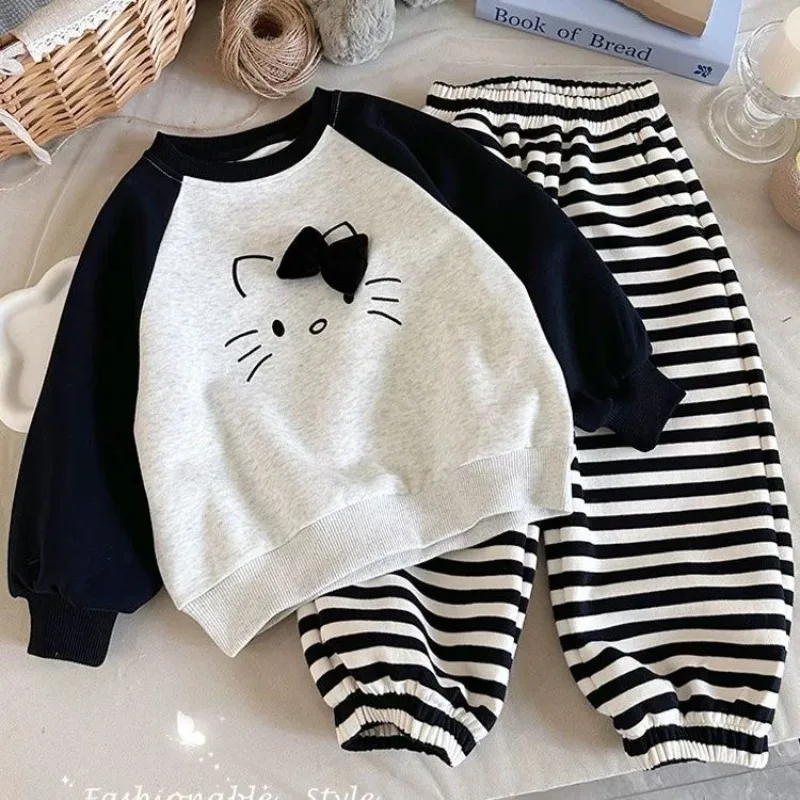 Kawaii Kuromi Sanrio Student Cute Cartoon Long Sleeve Hoodie Comfortable Warm Sportswea Children Trousers Birthday Gift for Kids
Kawaii Kuromi Sanrio Student Cute Cartoon Long Sleeve Hoodie Comfortable Warm Sportswea Children Trousers Birthday Gift for Kids