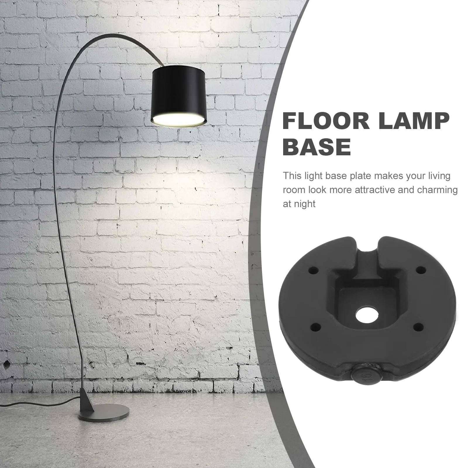 Stable Iron Round Base Heavy Duty Weighted Lamp Stand For Floor And Desk Lights Durable Metal Chassis Accessory
Stable Iron Round Base Heavy Duty Weighted Lamp Stand For Floor And Desk Lights Durable Metal Chassis Accessory