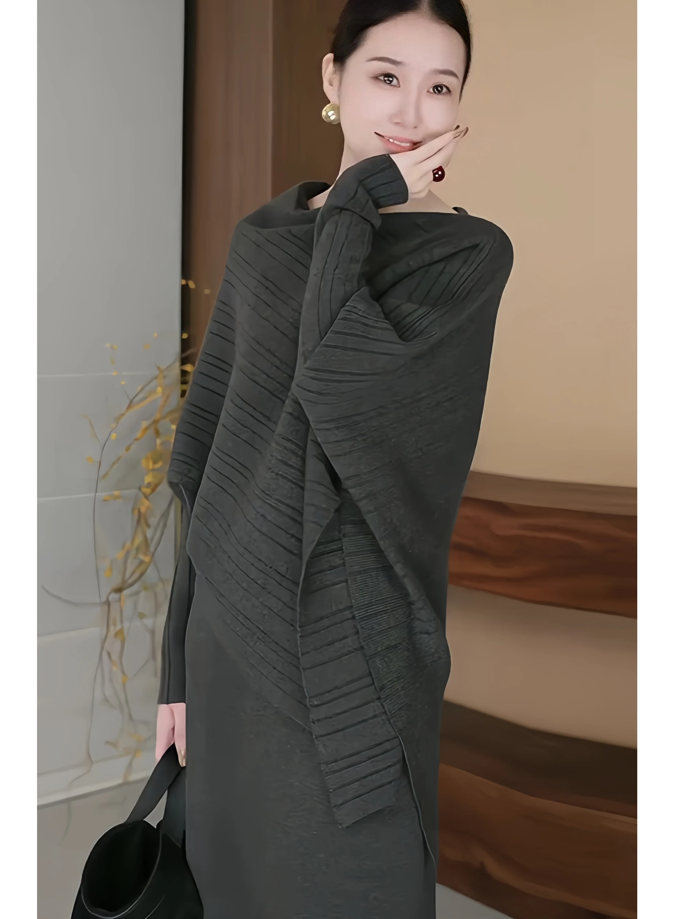 plus Size Knitted Spring New Sle oulder Bared Batwing Sve Women's Set High Waist Slimming Skirt Comfortable Commute Fa...
plus Size Knitted Spring New Sle oulder Bared Batwing Sve Women's Set High Waist Slimming Skirt Comfortable Commute Fa...