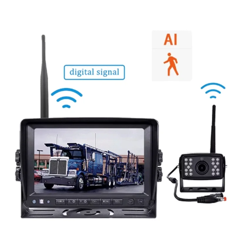 Truck Camera System Wireless Al Camera Detection People 1/2/4 CH Blind Spo Visualization Wireless Quad Split
Truck Camera System Wireless Al Camera Detection People 1/2/4 CH Blind Spo Visualization Wireless Quad Split