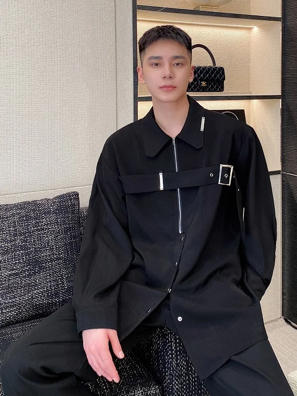 Casual Design Sensation Men's Long Sve irt Spring Autumn New Sle Faion Brand Haome Leisure Outerwear Coat
Casual Design Sensation Men's Long Sve irt Spring Autumn New Sle Faion Brand Haome Leisure Outerwear Coat