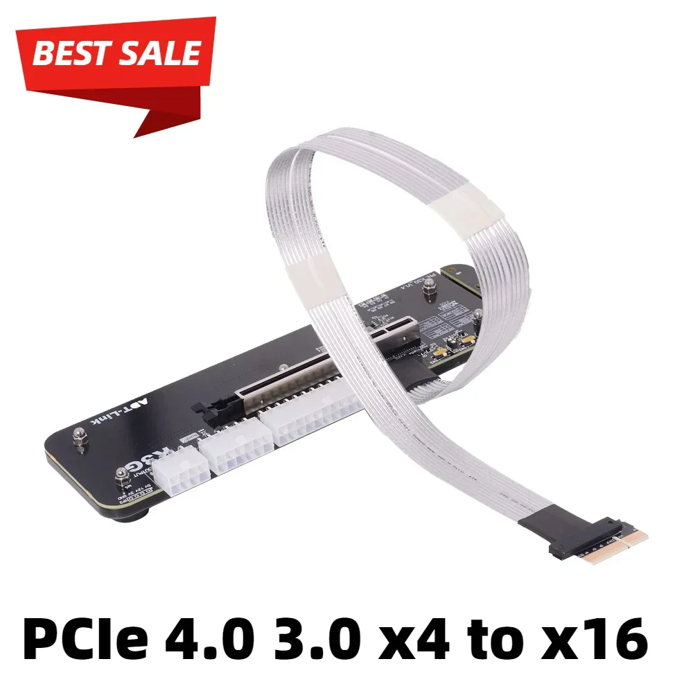 Видеокарта ADT PCIe 4,0, внешняя док-станция для графического процессора GEN4 PCI-E X4 к X16, удлинительный кабель, адаптер eGPU для ноутбука ITX/STX/NUC, настольного ПК
Видеокарта ADT PCIe 4,0, внешняя док-станция для графического процессора GEN4 PCI-E X4 к X16, удлинительный кабель, адаптер eGPU для ноутбука ITX/STX/NUC, настольного ПК