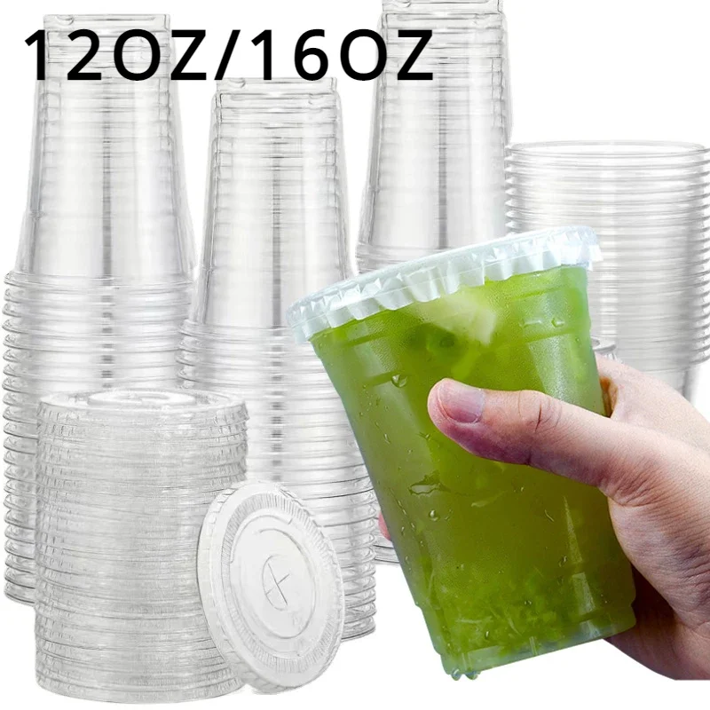 50PCS Transparent Milk Tea Cups with Lids Disposable Plastic Cups Fruit Juice Coffee Sand Ice Cream Beverage Containers Shot cup
50PCS Transparent Milk Tea Cups with Lids Disposable Plastic Cups Fruit Juice Coffee Sand Ice Cream Beverage Containers Shot cup
