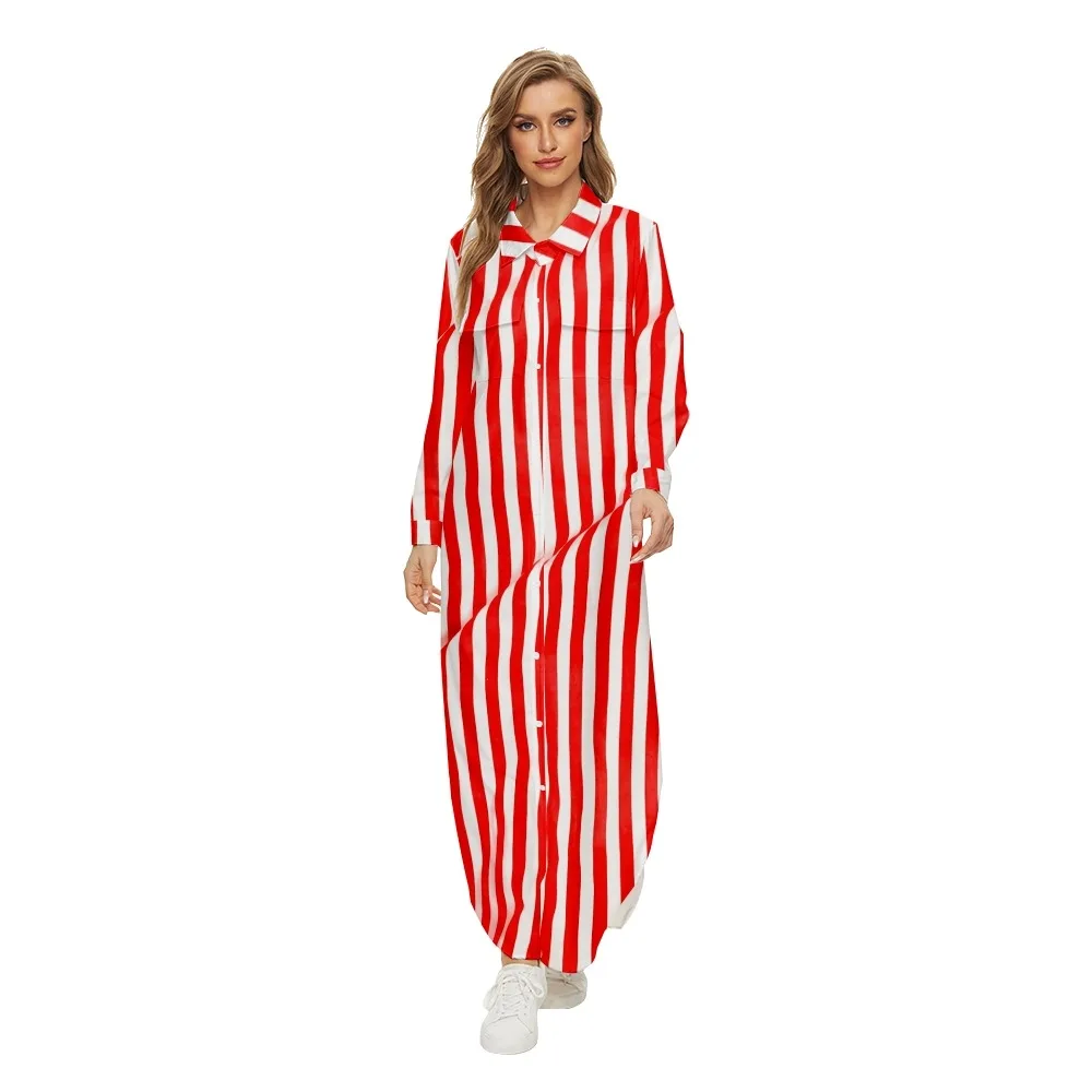 Elegant Ladies Dresses Printed Long Dress Women Single Button Spring Party Dress Summer Loose Irregular Maxi Beach Dress 2XL
Elegant Ladies Dresses Printed Long Dress Women Single Button Spring Party Dress Summer Loose Irregular Maxi Beach Dress 2XL