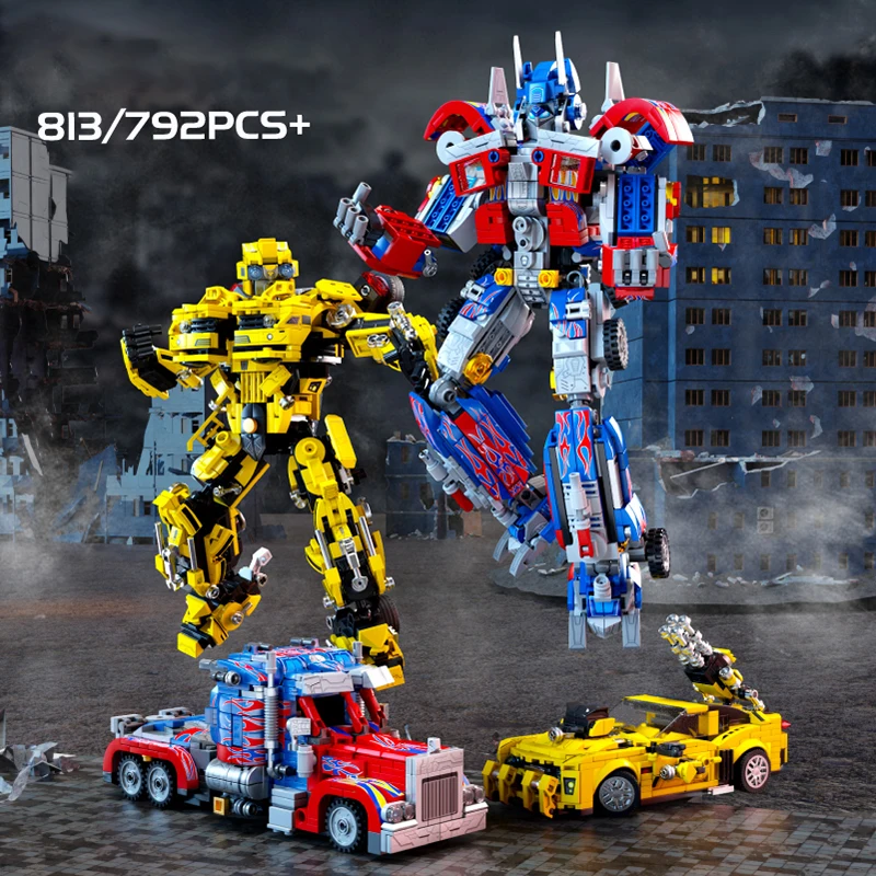 MOC Technology Movie 2 in 1 Deformation Transform Robot Model Building Blocks Bricks Toys Cars Birthday Gifts for Kids Children
MOC Technology Movie 2 in 1 Deformation Transform Robot Model Building Blocks Bricks Toys Cars Birthday Gifts for Kids Children