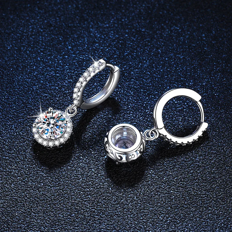 S925 Sterling Silver Earrings Platinum Plated Classic Round Stud Moissanite Jewelry for Women 2025 New Trend
S925 Sterling Silver Earrings Platinum Plated Classic Round Stud Moissanite Jewelry for Women 2025 New Trend
