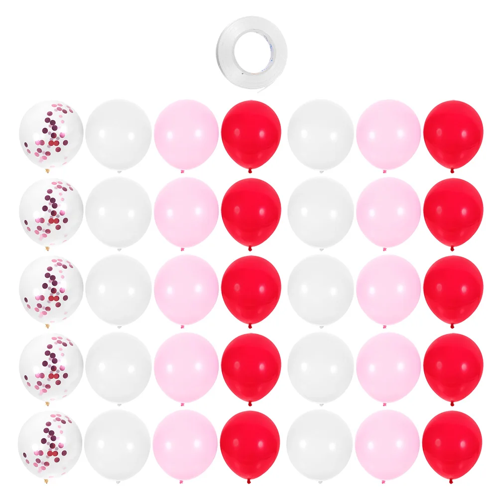 80pcs Wedding Set Valentine'S Day Decorative Balloons Party Scene Props Festival Engagement Decor Background Ornament Balloons 
80pcs Wedding Set Valentine'S Day Decorative Balloons Party Scene Props Festival Engagement Decor Background Ornament Balloons