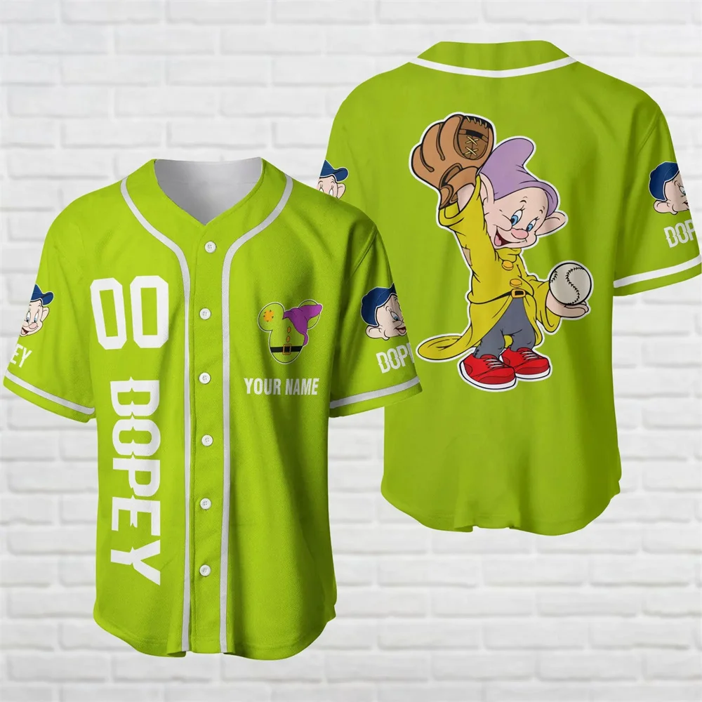 Бейсбольная майка Dopey на заказ, бейсбольная майка Dopey Disney, бейсбольная майка Seven Dwarfs, мужская гавайская рубашка, подарок на день отца
Бейсбольная майка Dopey на заказ, бейсбольная майка Dopey Disney, бейсбольная майка Seven Dwarfs, мужская гавайская рубашка, подарок на день отца