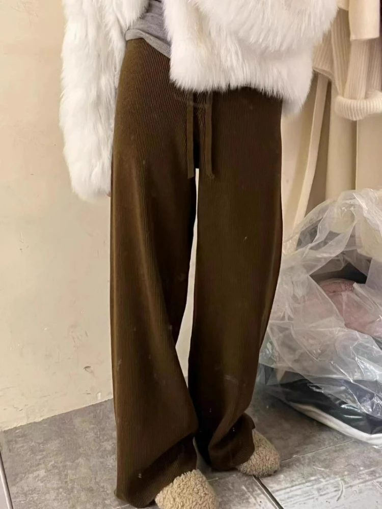 2023 New Fashion All-Match Simple Wool Blended Velvet Wide-Leg Pants Straight Drawstring Leisure Mop Trousers
2023 New Fashion All-Match Simple Wool Blended Velvet Wide-Leg Pants Straight Drawstring Leisure Mop Trousers