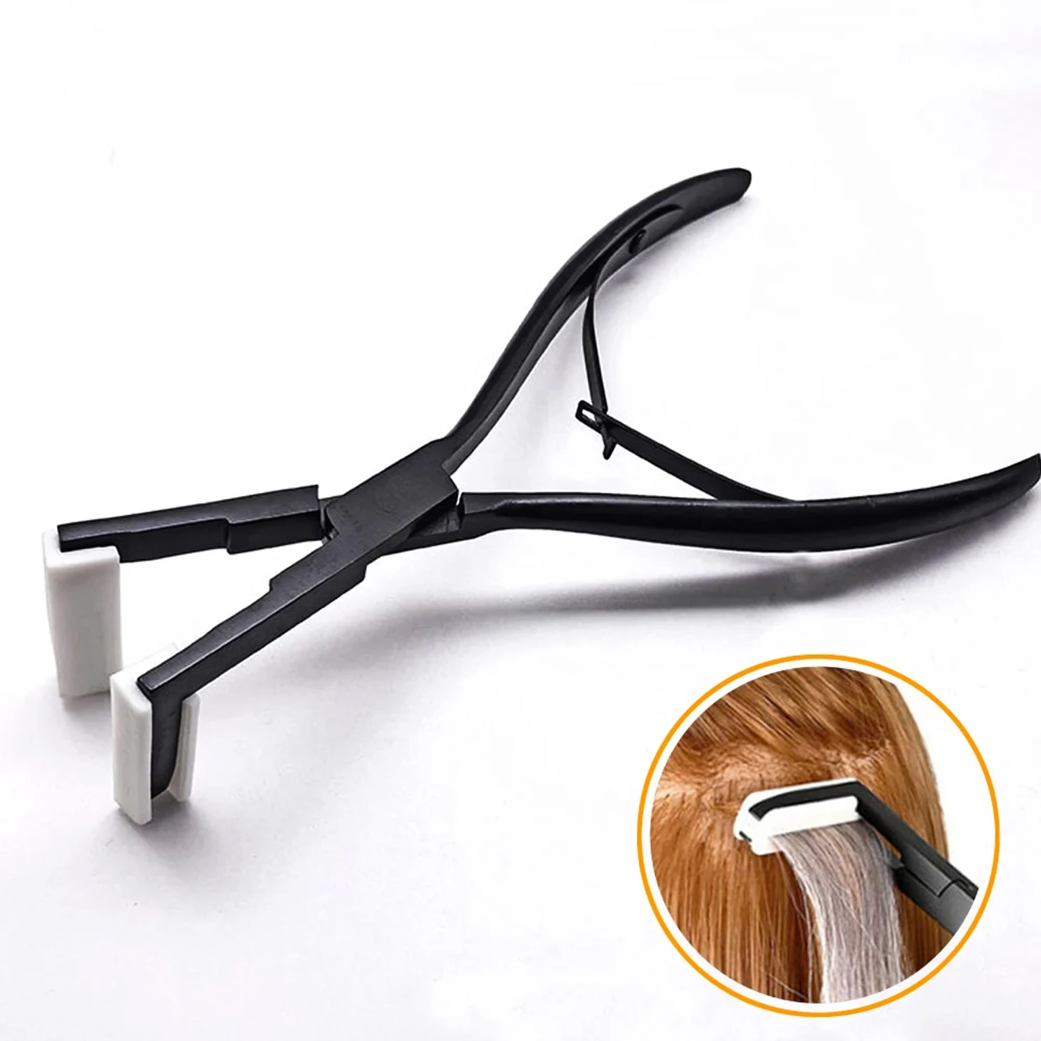 Tape Hair Pliers Professional Stainless Steel Extensions Tape Sealing Plier Ergonomic Design For Tape Hair Salon Tools
Tape Hair Pliers Professional Stainless Steel Extensions Tape Sealing Plier Ergonomic Design For Tape Hair Salon Tools