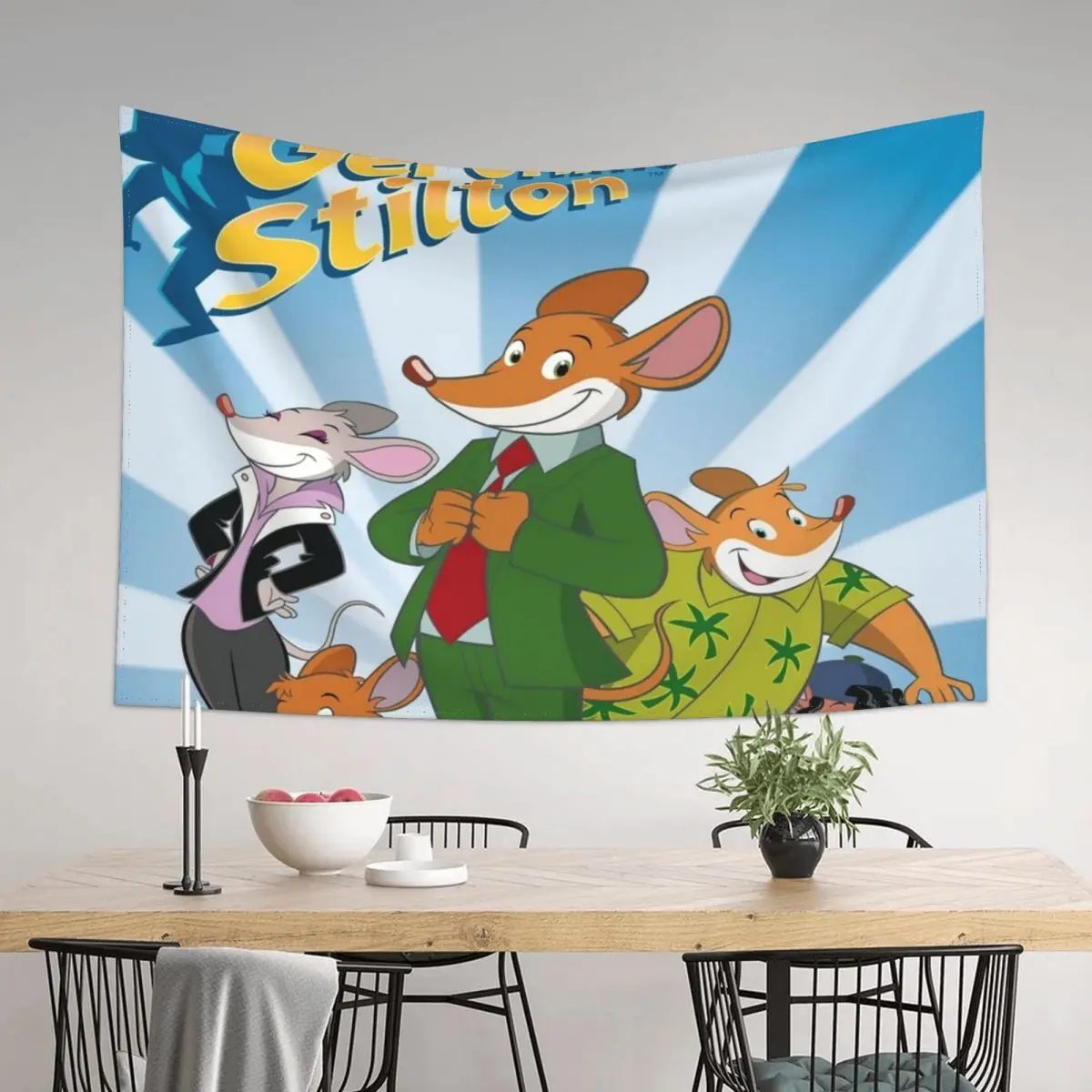 Geronimo Stilton Tapestry Room Decor Aesthetic Decoration Decor For Bedroom Living Room Decoration Tapestry
Geronimo Stilton Tapestry Room Decor Aesthetic Decoration Decor For Bedroom Living Room Decoration Tapestry