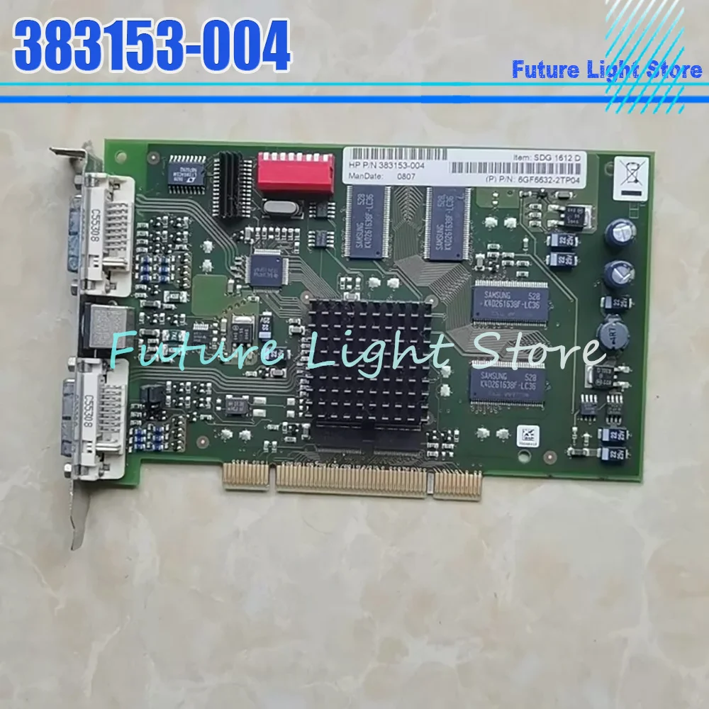 P/N: 383153-004 For LXCO Technologies AG P146075 DG-2-64 HW Rev.1.0.2 Graphics Card
P/N: 383153-004 For LXCO Technologies AG P146075 DG-2-64 HW Rev.1.0.2 Graphics Card