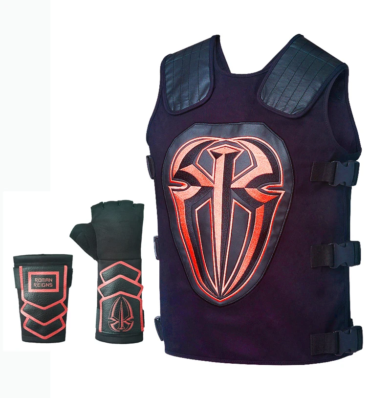 Roman Reigns Onyx Black Tactical Vest Replica and Punch Glove Costume Fan Gear American wrestling
Roman Reigns Onyx Black Tactical Vest Replica and Punch Glove Costume Fan Gear American wrestling