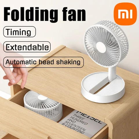 Xiaomi MIJIA 3600mah Desk Fan 4 Speed Adjustable Desktop Table Fan With Strong Wind Quiet Operation Fan  USB Oscillating Fans
