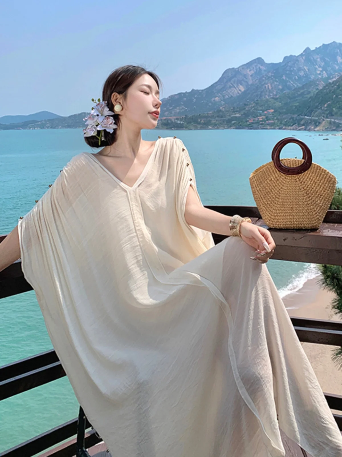 Cotton Linen Loose Dr Travel Beach Vaion Long Skirt Comfortable Lazy Sle Summer Faion Women's Straight Tube Dr
Cotton Linen Loose Dr Travel Beach Vaion Long Skirt Comfortable Lazy Sle Summer Faion Women's Straight Tube Dr